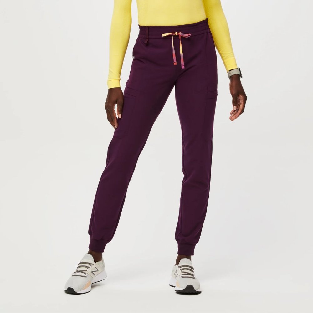 FINAL SALE Women’s Deep Purple Lesage - Jogger Scrub Pants - M - RARE!